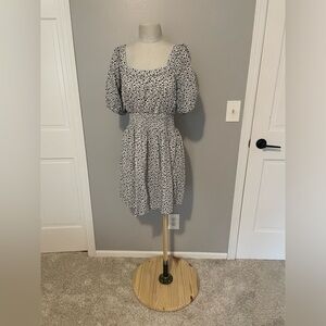 Ditzy Floral Print Dress